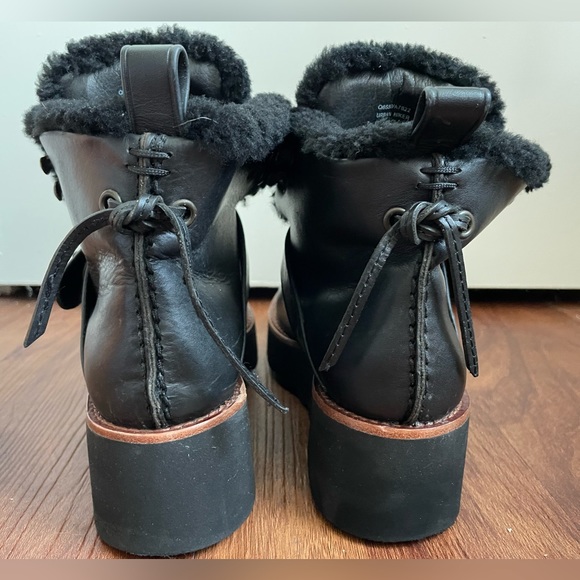Coach Urban Hiker Shearling Platform Boots - Picture 5 of 14